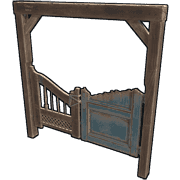 Wooden Frontier Bar Doors