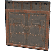Armored Double Door