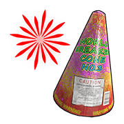 Red Volcano Firework