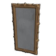 Gold Mirror Standing