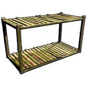 Half Height Bamboo Shelves