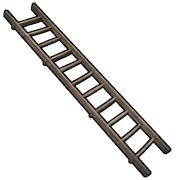 Wooden Boat Ladder