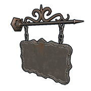 Two Sided Ornate Hanging Sign