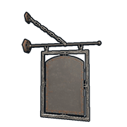 Two Sided Hanging Sign