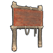 One Sided Town Sign Post