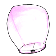 Sky Lantern - Purple