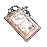 White ID Tag