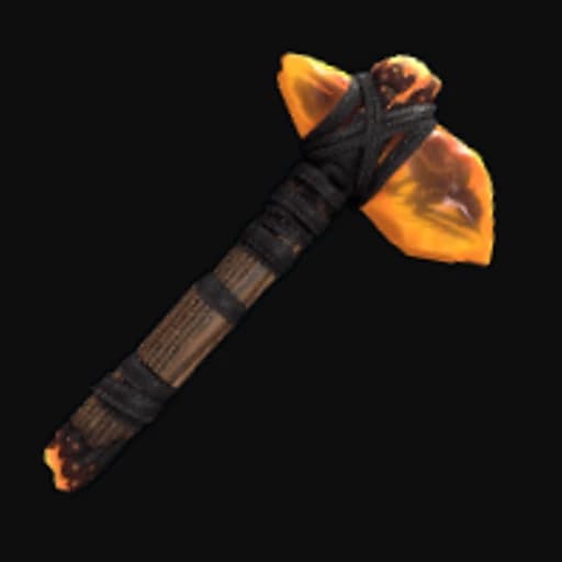 Ancient Amber Stone Hatchet