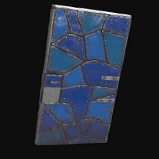 Blue Puzzle Door
