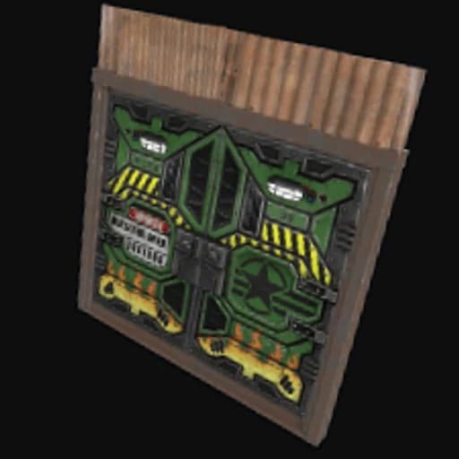 Bombshell Sheet Metal Double Door