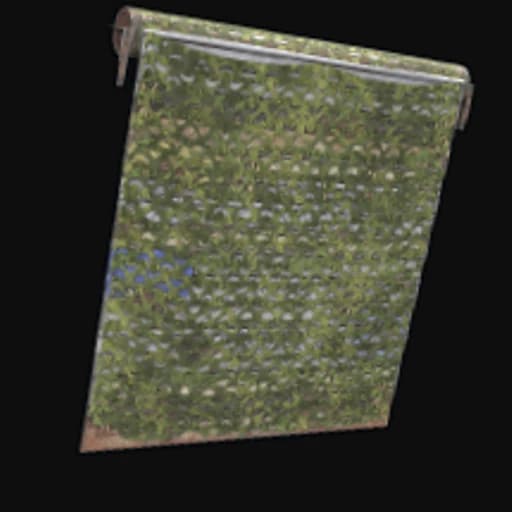 Camouflage Net Garage Door