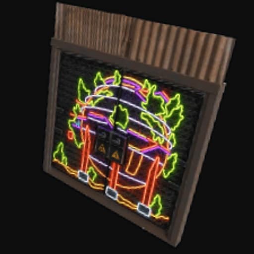 Neon Dome Double Door