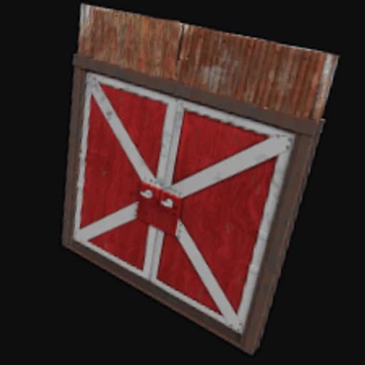 Red Barn Double Door