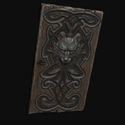 Wolf Den Wooden Door