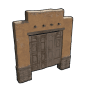 High External Adobe Gate