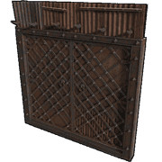 Medieval Sheet Metal Double Door