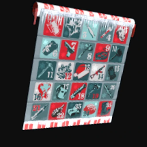 Advent Calendar Garage Door