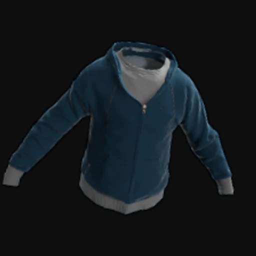 Blue Hoodie