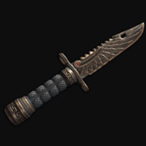 Bronze Raven Knife