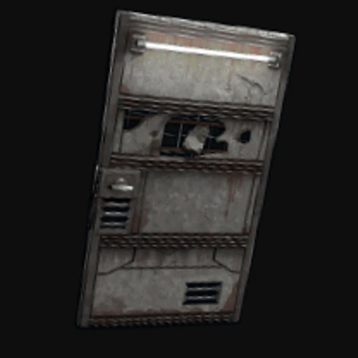 Brutalist Sheet Metal Door