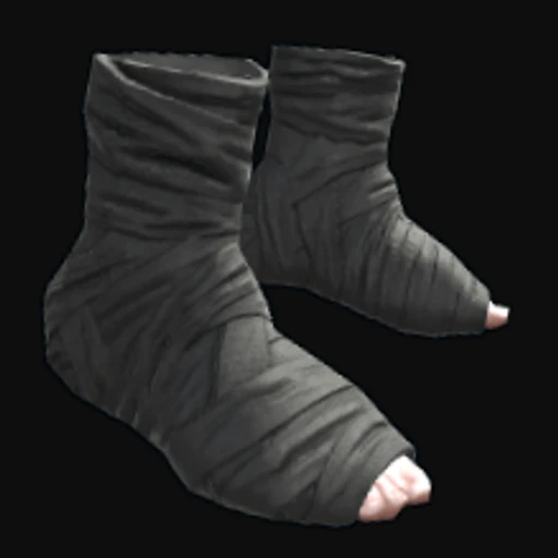 Burlap Ninja Slippers