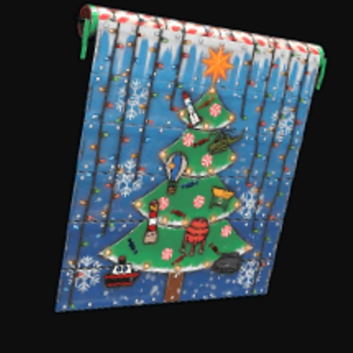 Christmas Tree Garage Door