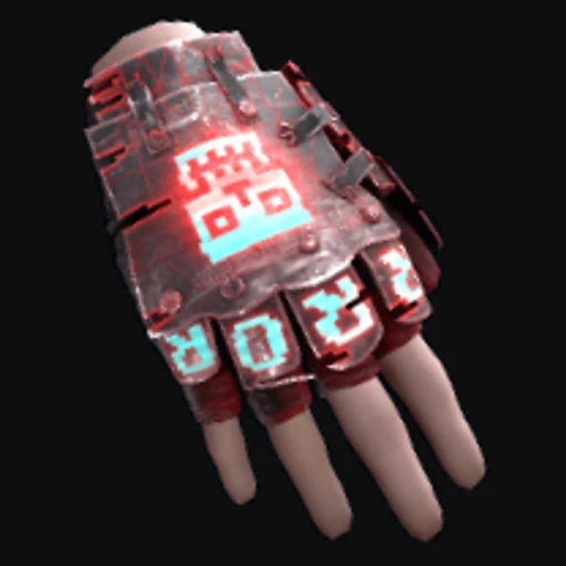 Corrupted Roadsign Gloves