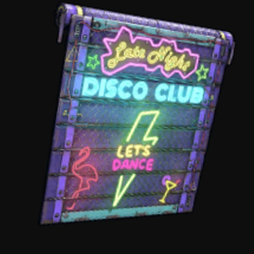 Dance Club Garage Door