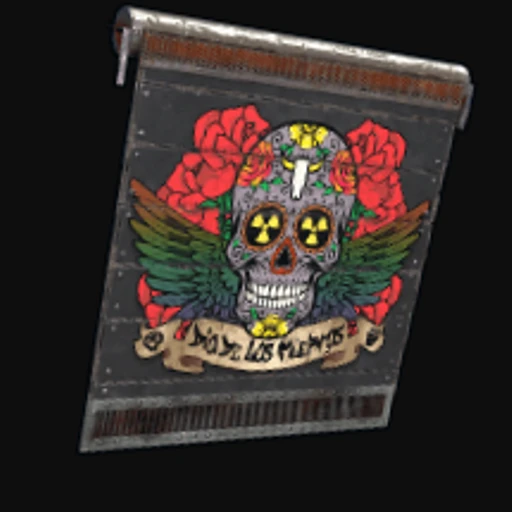 Dia De Los Muertos Garage Door