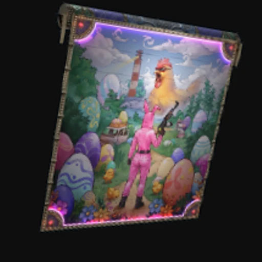 Easter Madness Garage Door