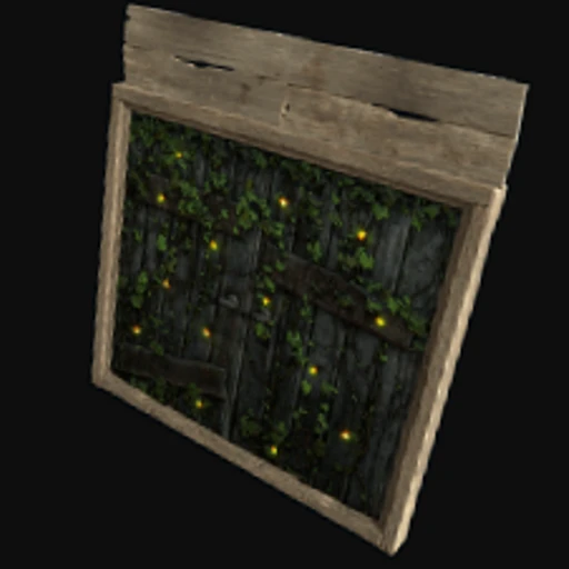 Fireflies Double Wooden Doors