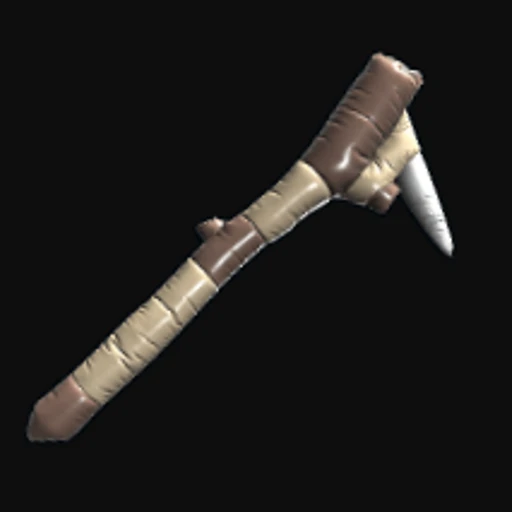 Inflatable Stone Pickaxe