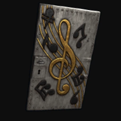 Musical Notes Door