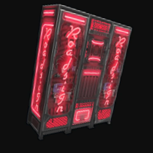 Neon Roadsign Locker