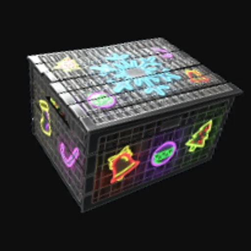 Neon Snowflake Small Box