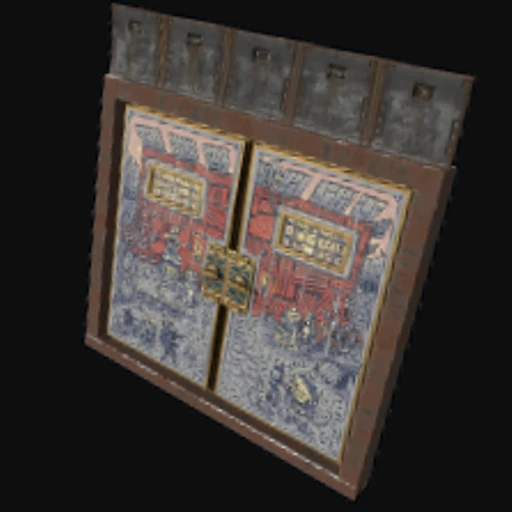 Porcelain Armored Double Door