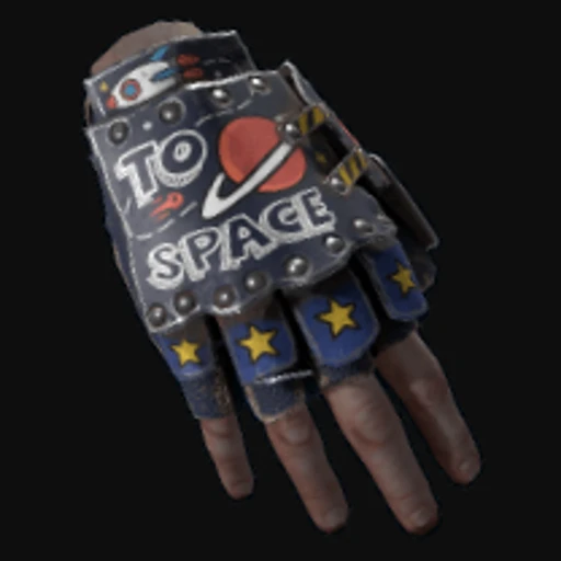 Space Raider Roadsign Gloves