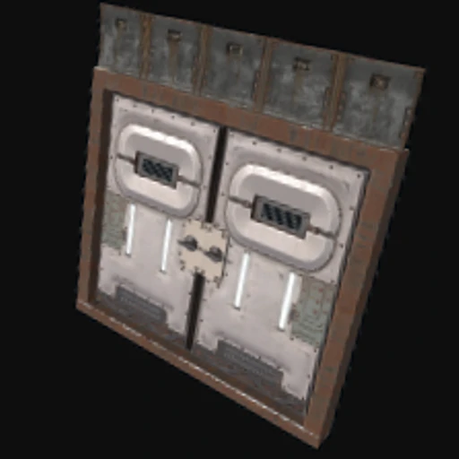 Space Station Armored Double Door