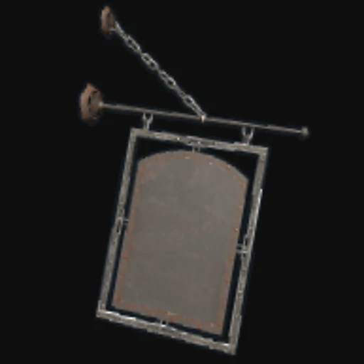 Two Sided Hanging Sign